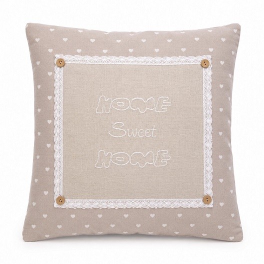 Povlak na polštář 40x40cm Home Sweet Povlak na polštář 40x40cm Home Sweet - Dekorace a domácnost Dekorace Ostatní
